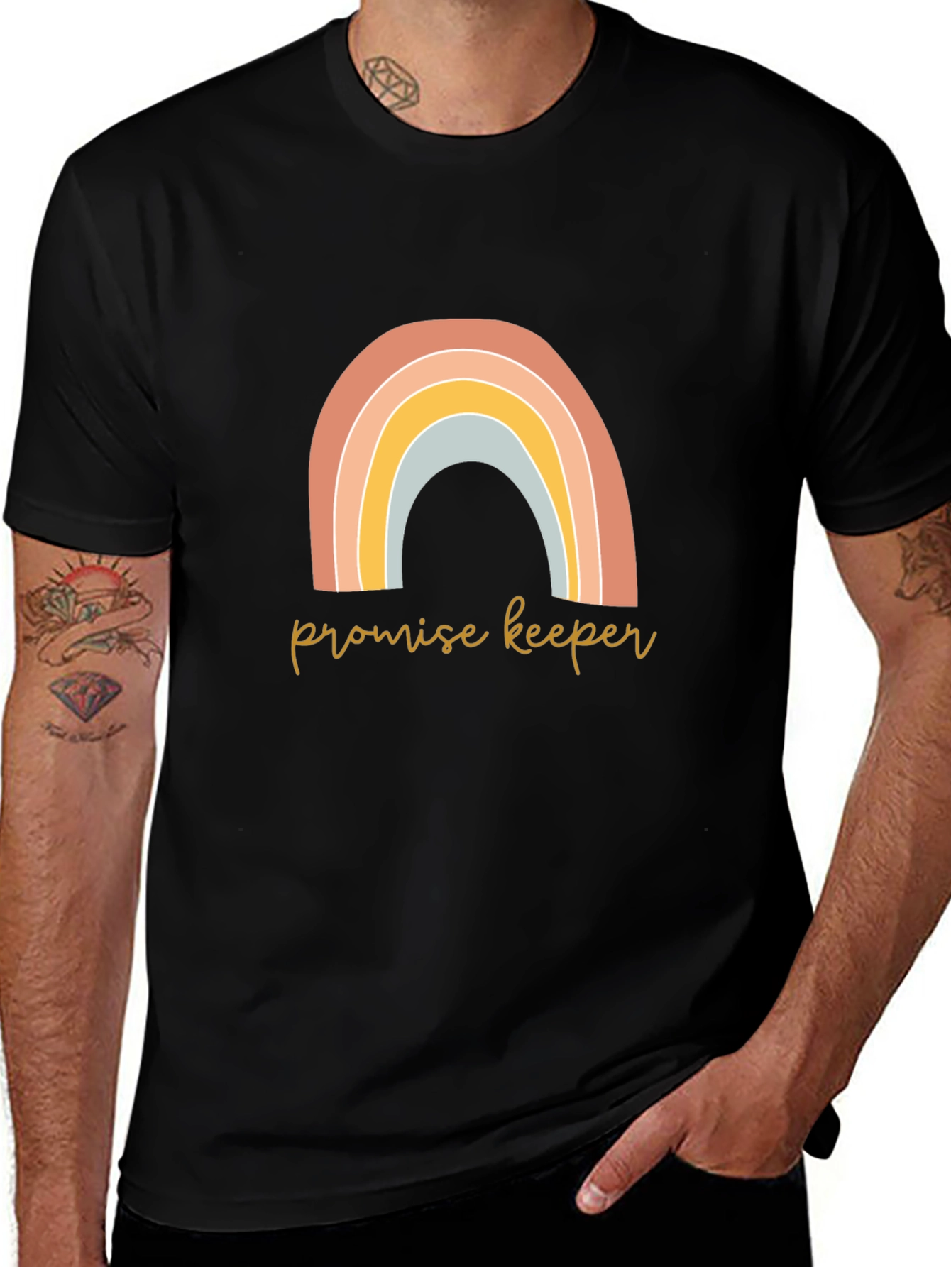 Variant 14 of Promise Keeper Rainbow Graphic Tee