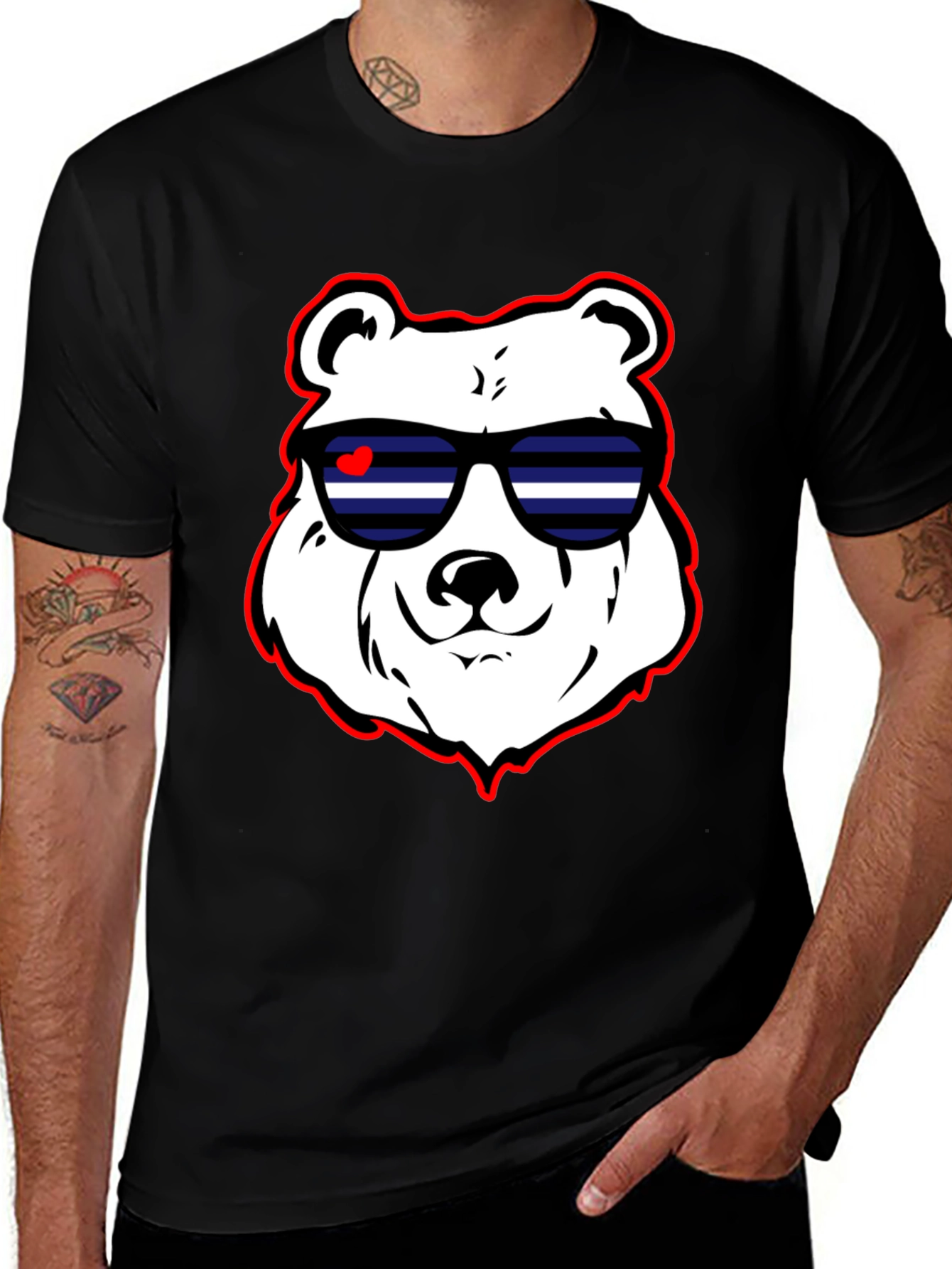 Variant 18 of Cool Bear Graphic Tee - Pride