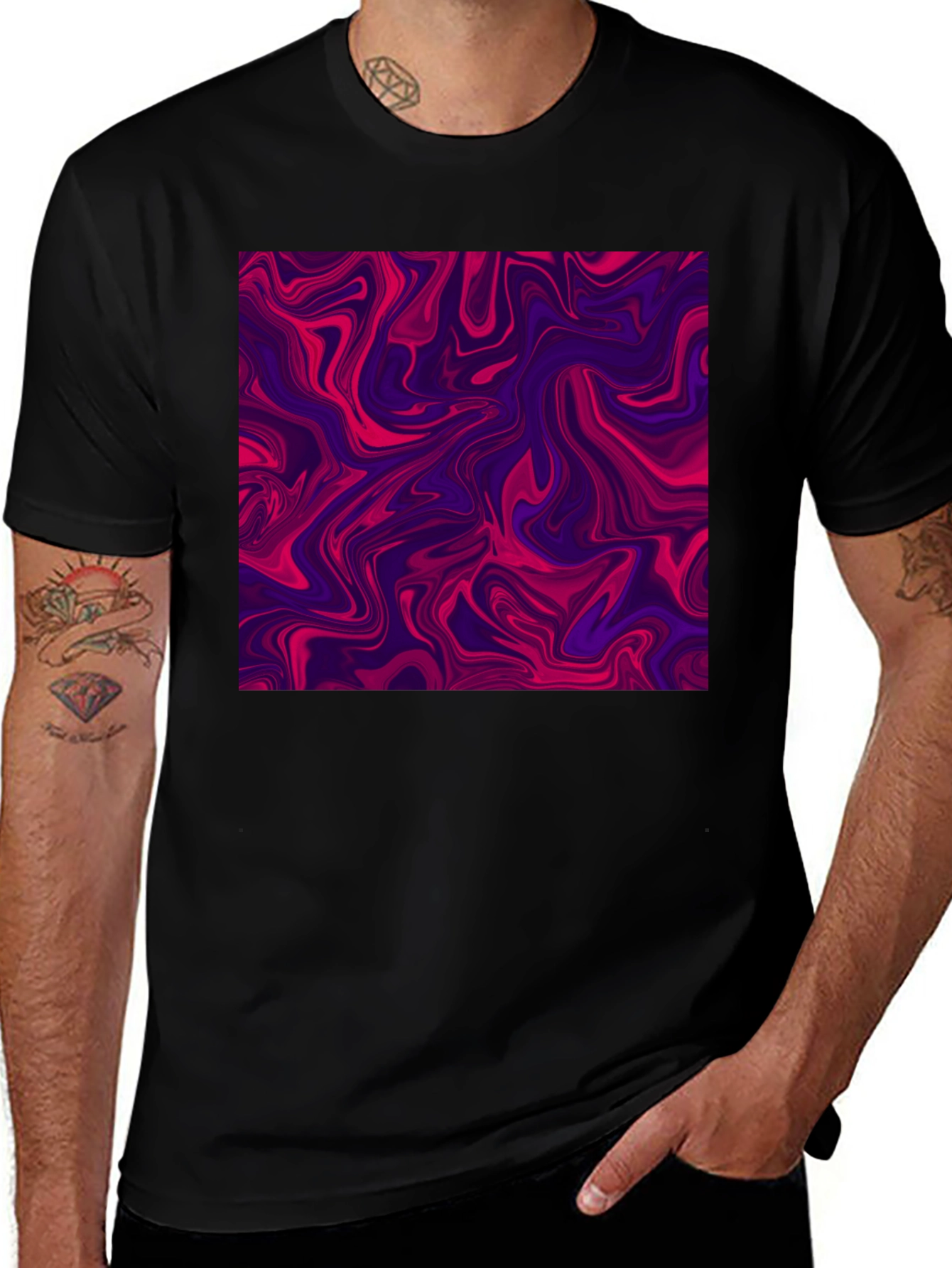 Variant 29 of Abstract Swirl T-Shirt