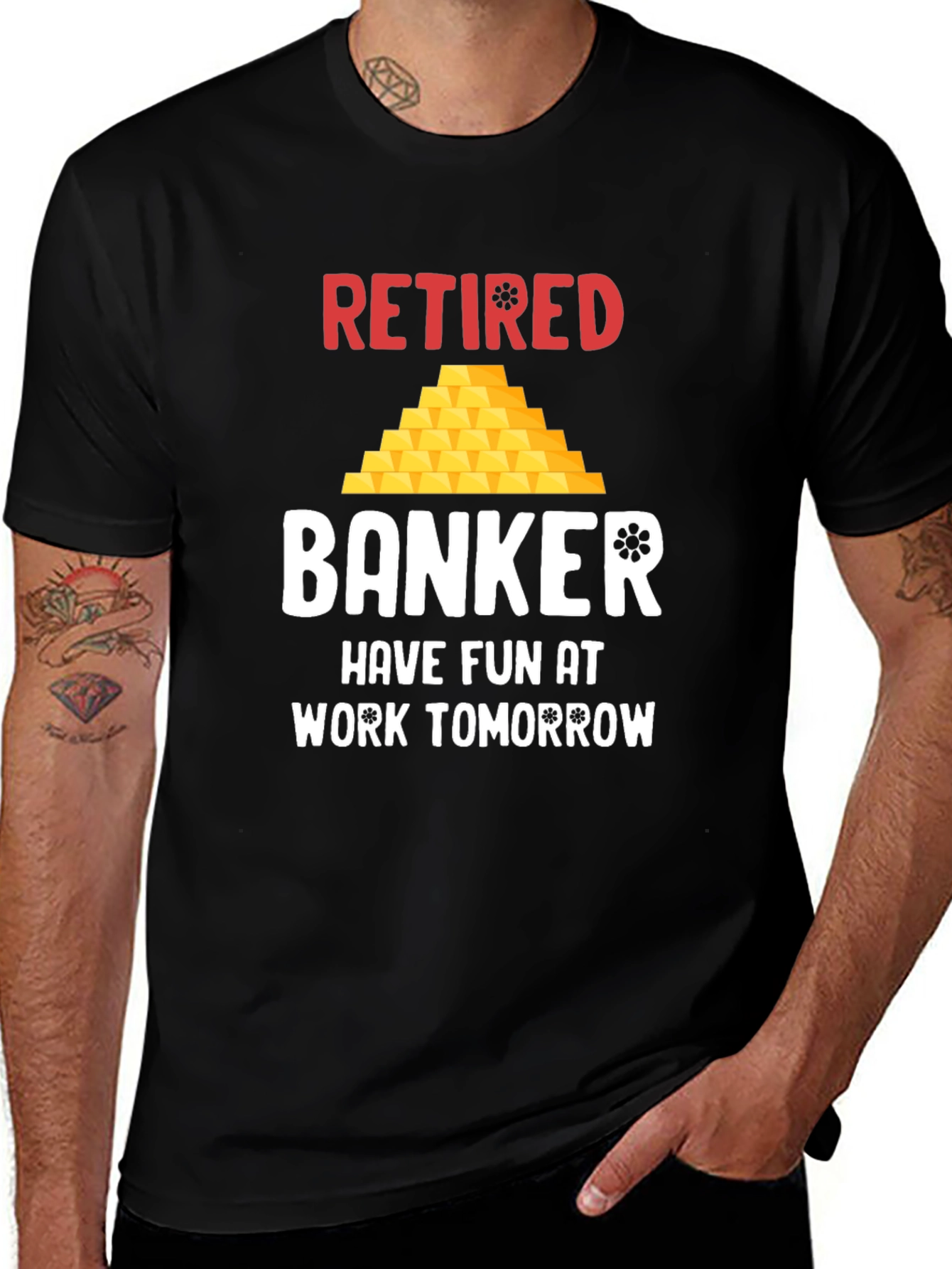 Variant 24 of Retired Banker T-Shirt - Funny Retirement Gift