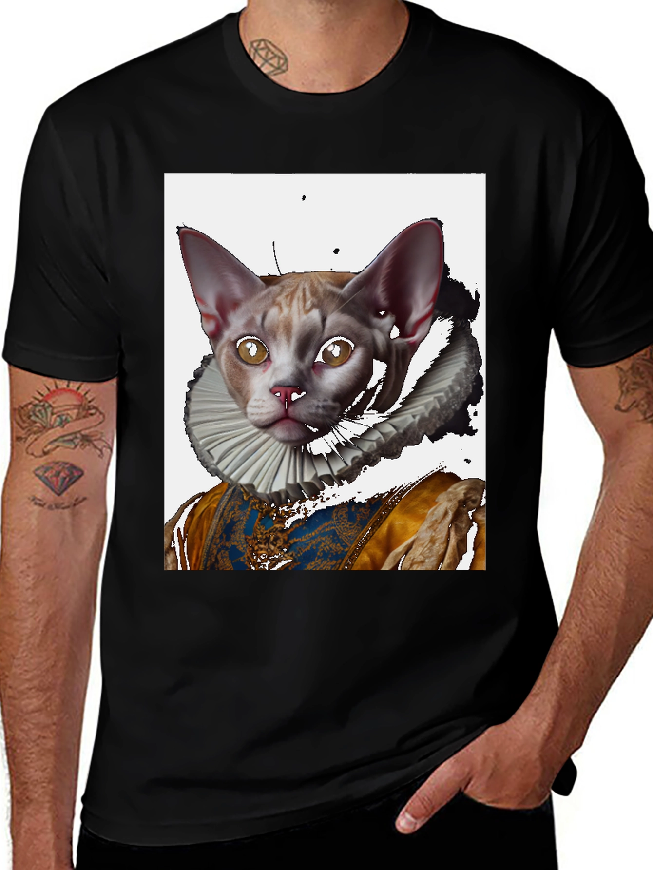 Variant 12 of Cat Renaissance T-Shirt