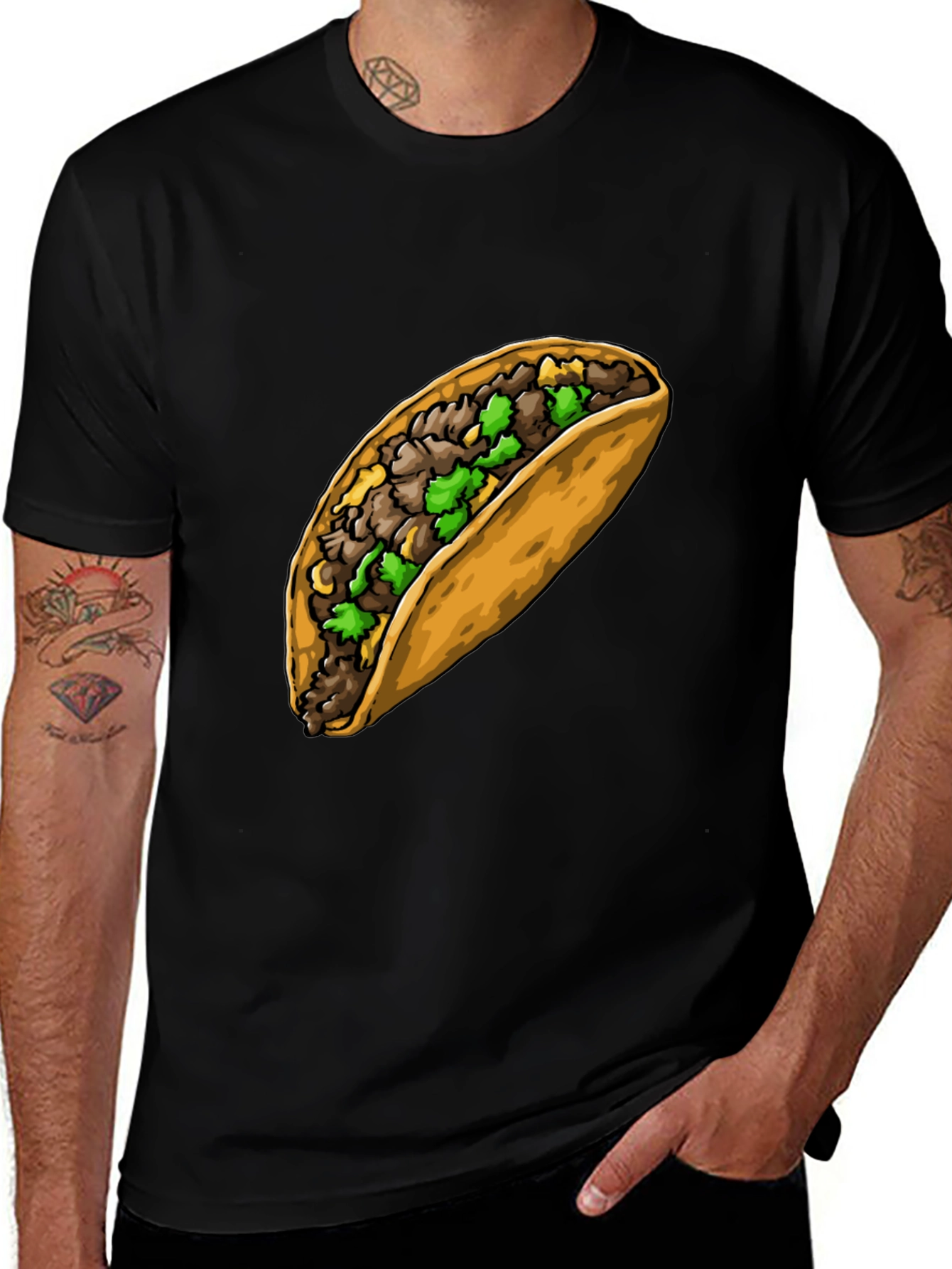 Variant 5 of Taco Graphic Tee - Casual Comfort