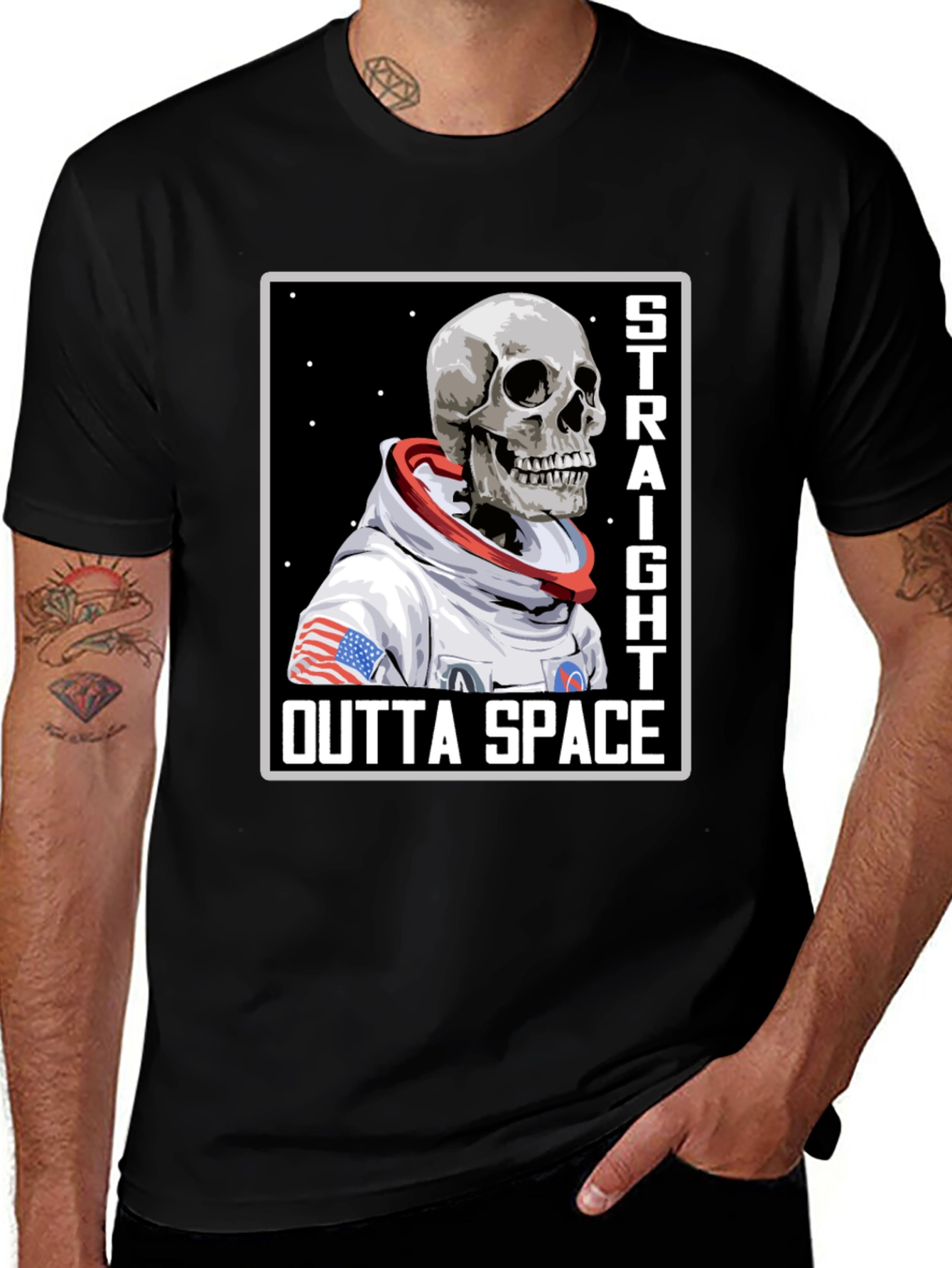 Variant 21 of Straight Outta Space Graphic T-Shirt