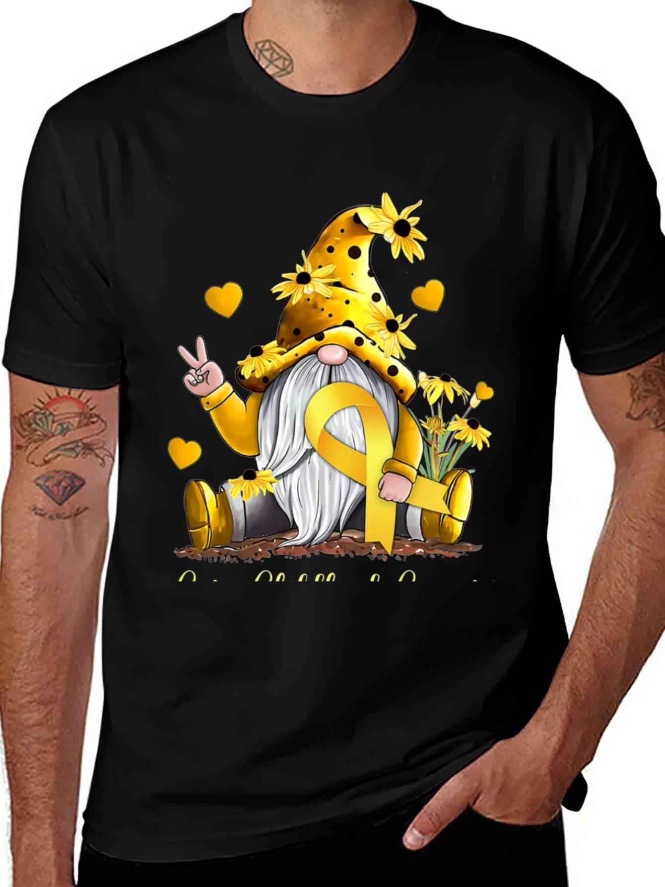 Variant 6 of Gnome Awareness T-Shirt