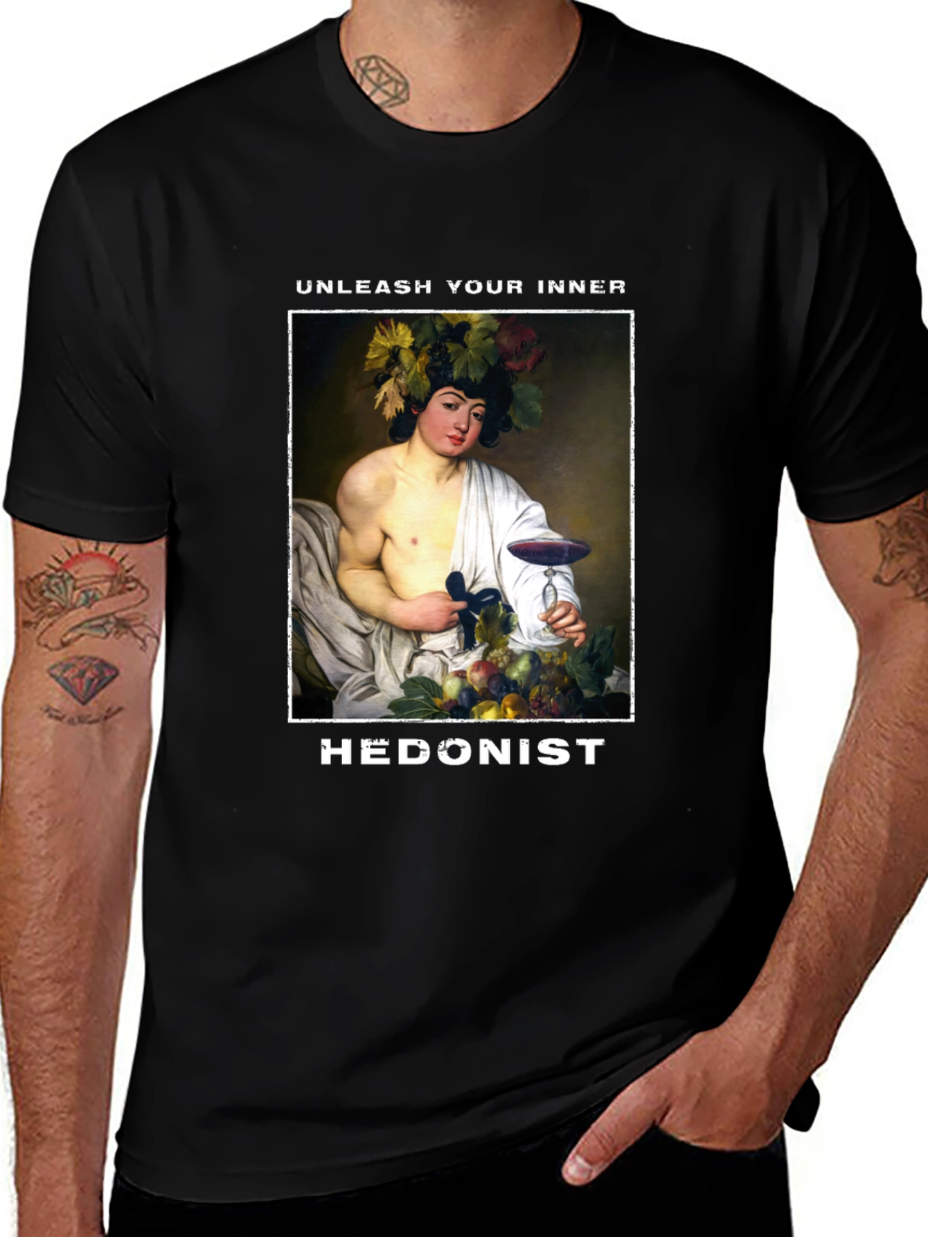 Variant 29 of Unleash Your Inner Hedonist Graphic T-Shirt