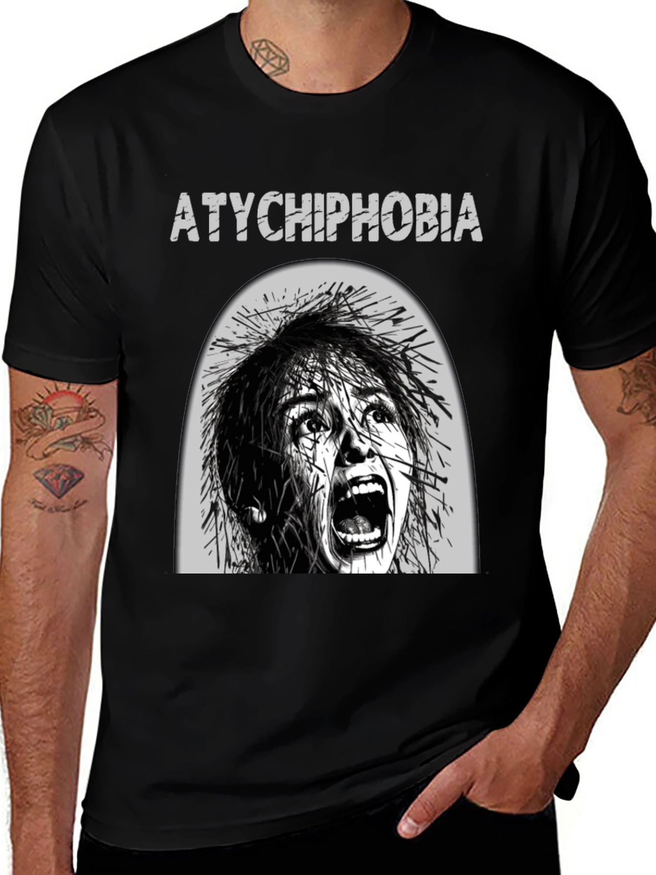 Atychiphobia Fear of Failure Graphic Tee