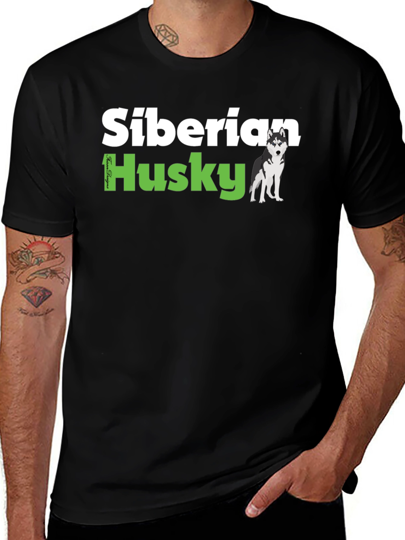 Siberian Husky Graphic Tee - Dog Lover T-Shirt
