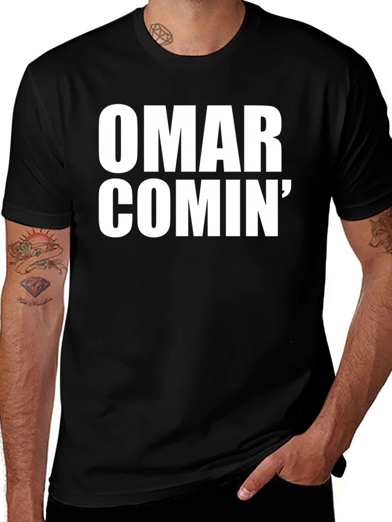 Variant 6 of Omar Comin' T-Shirt