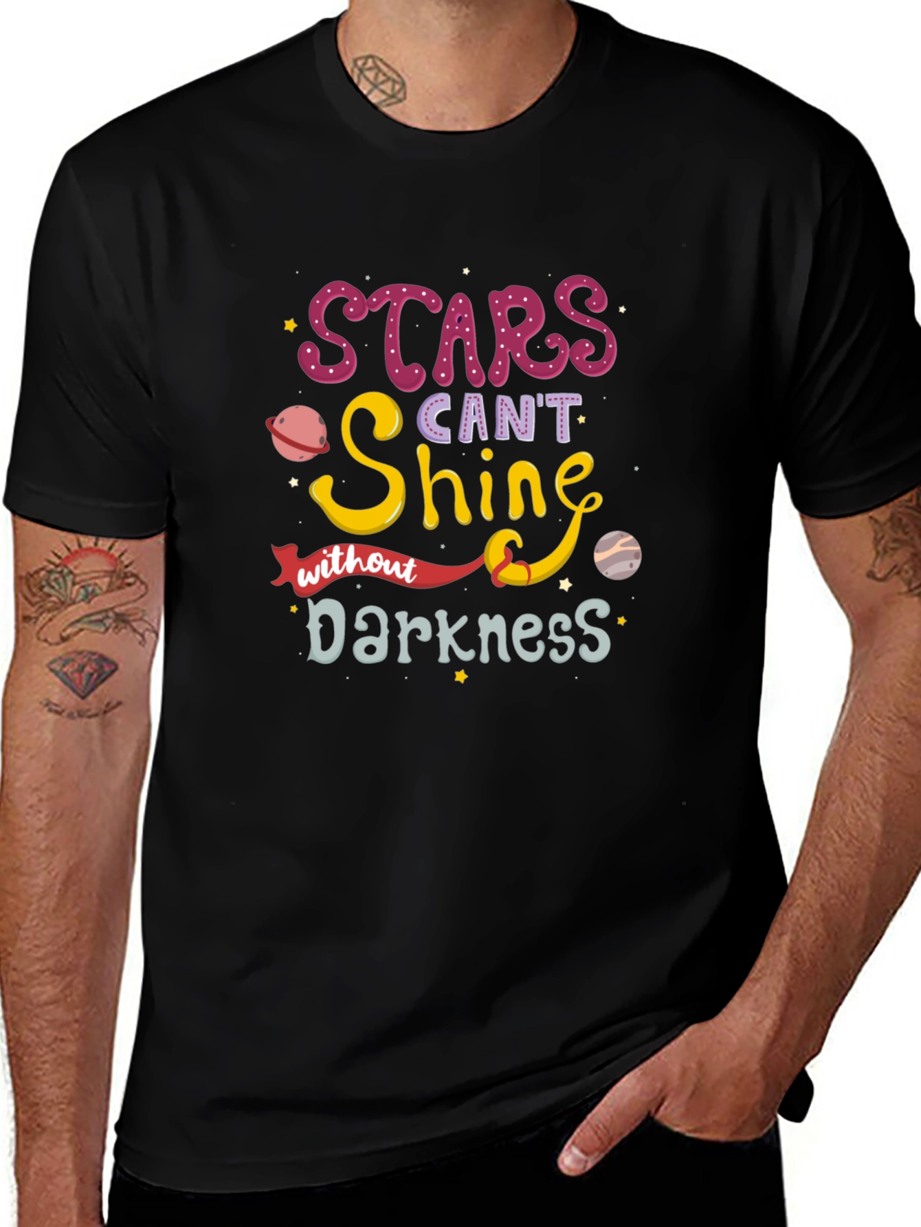 Variant 7 of Stars Can't Shine Graphic Tee