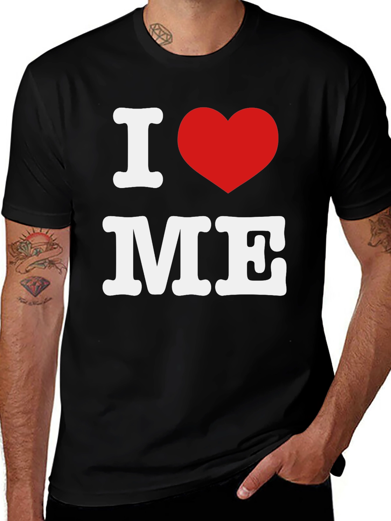 Variant 8 of I Love Me T-Shirt - Bold Graphic Print Tee