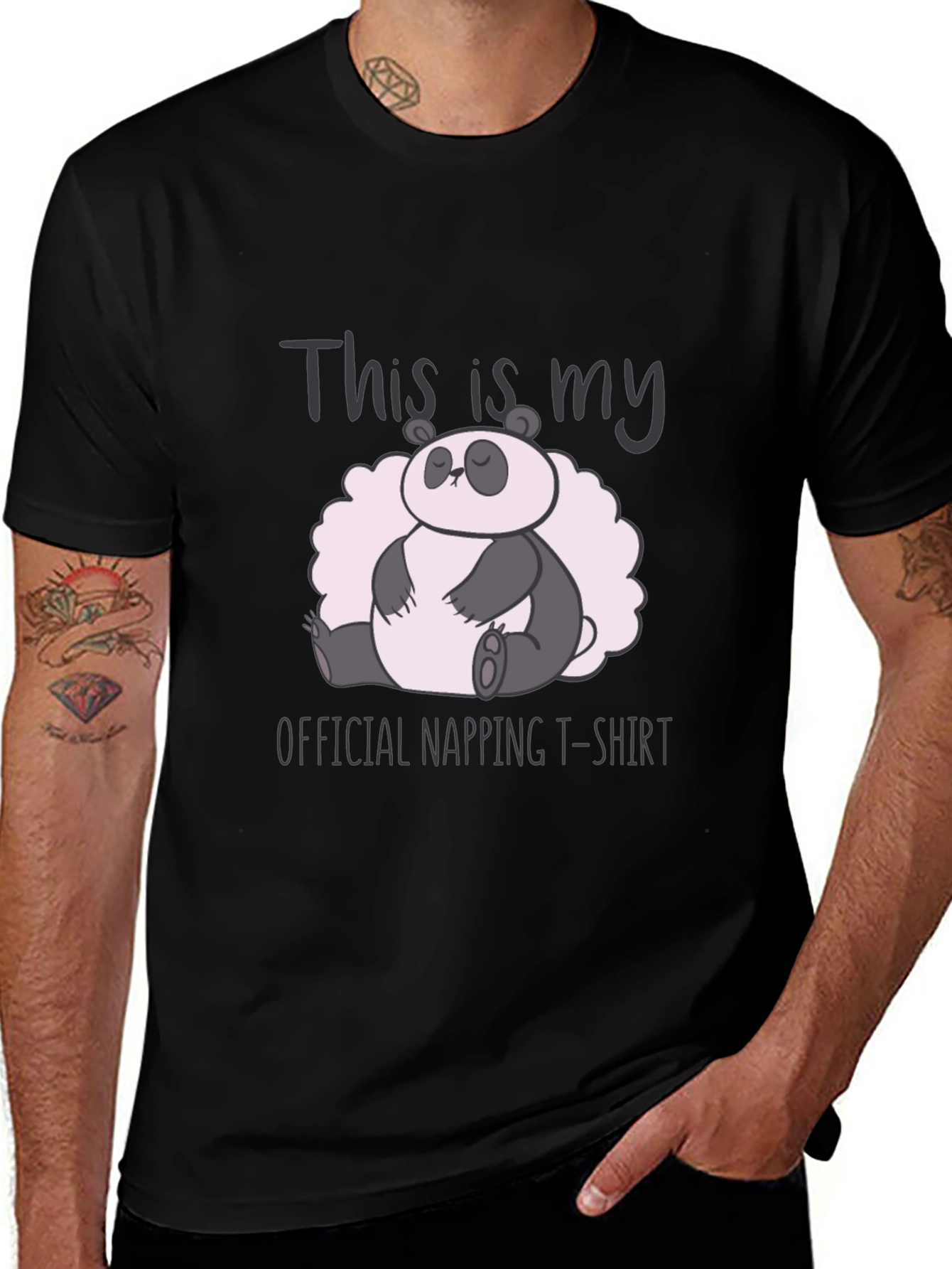 Variant 8 of Panda Napping T-Shirt