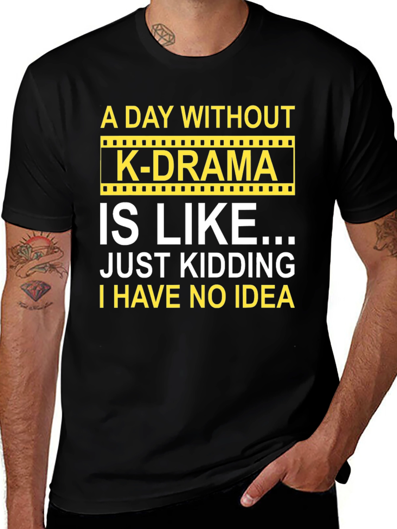 K-Drama Fan T-Shirt: A Day Without K-Drama