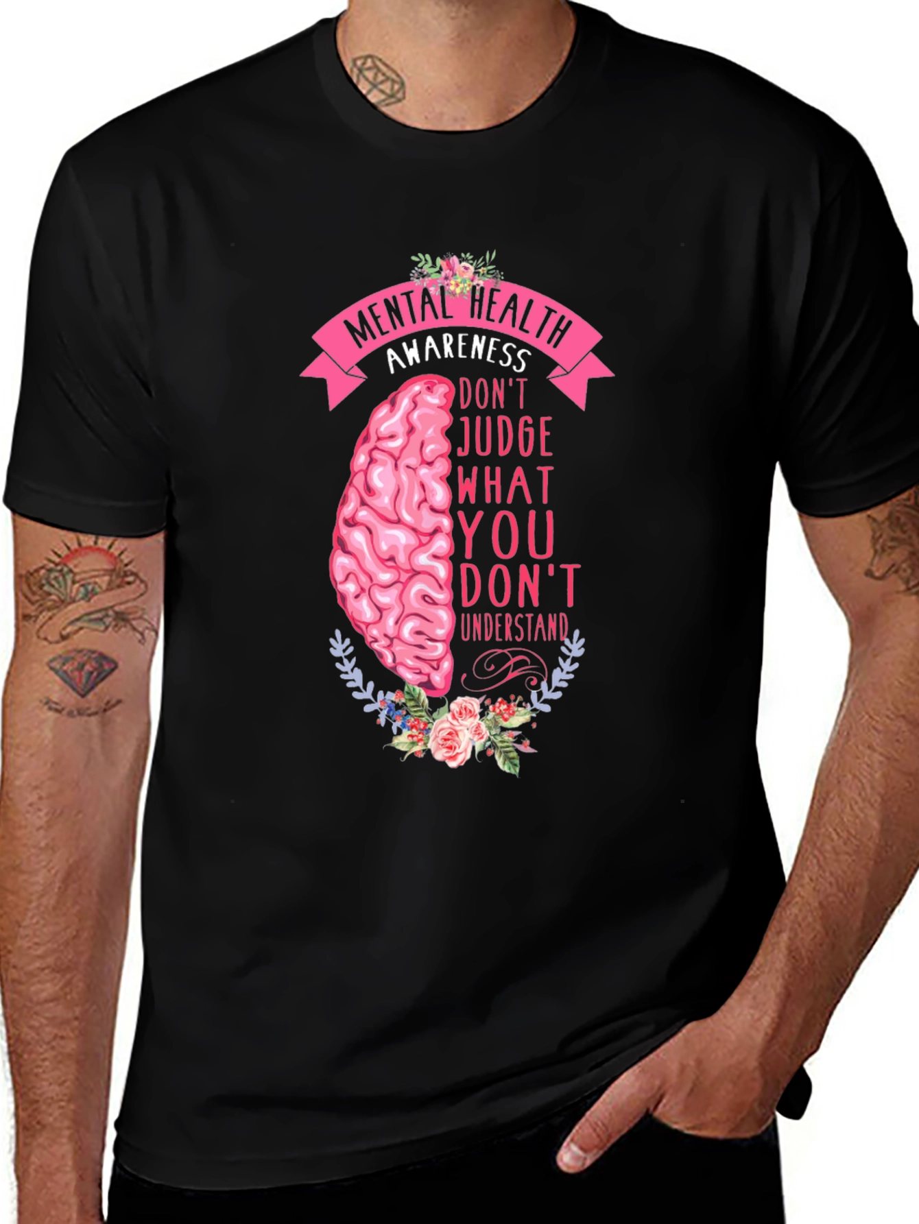 Mental Health Awareness Graphic T-Shirt