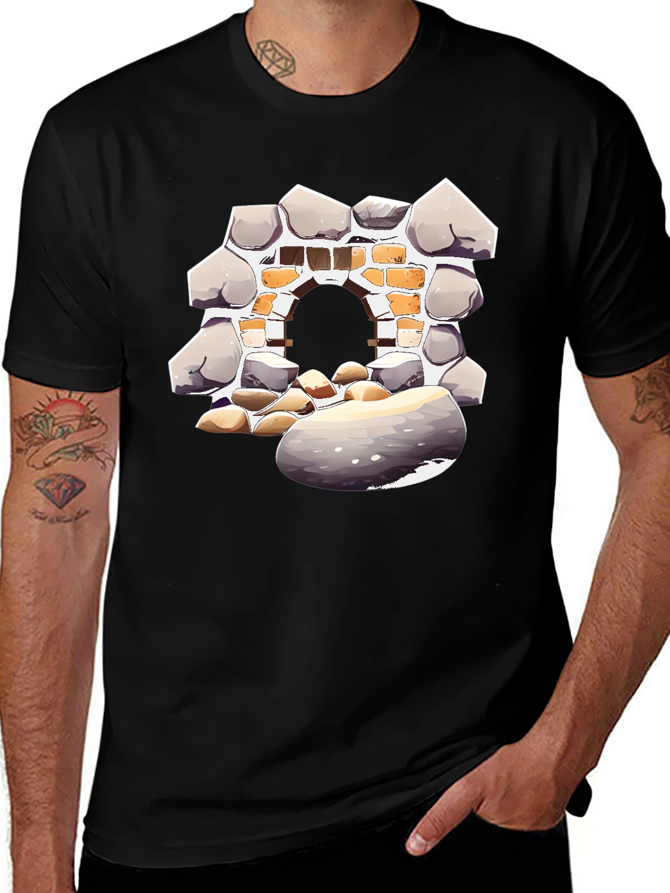 Variant 28 of Stone Arch T-Shirt - Unique Graphic Tee