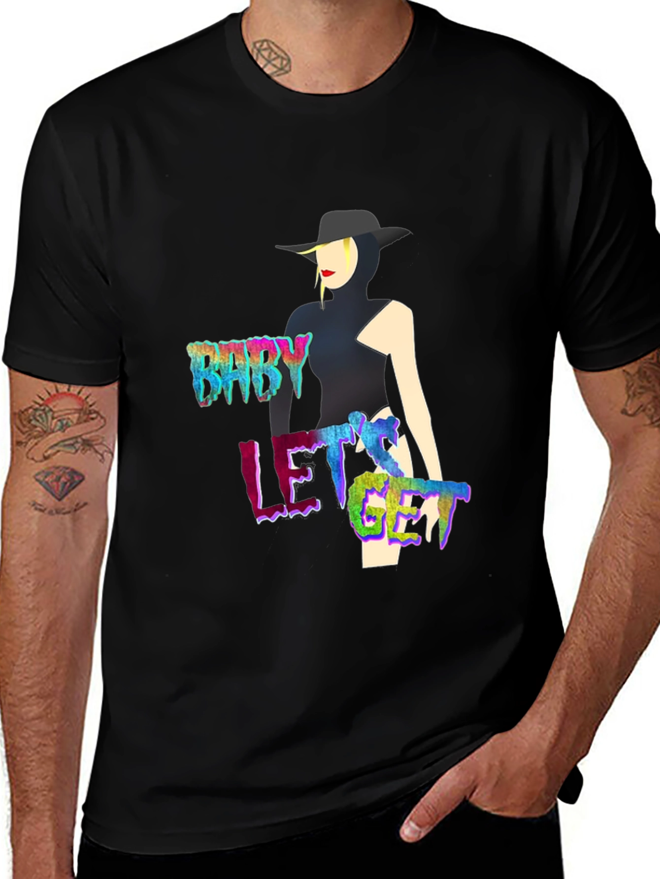Variant 10 of Baby Lets Get T-Shirt - Fun Graphic Tee