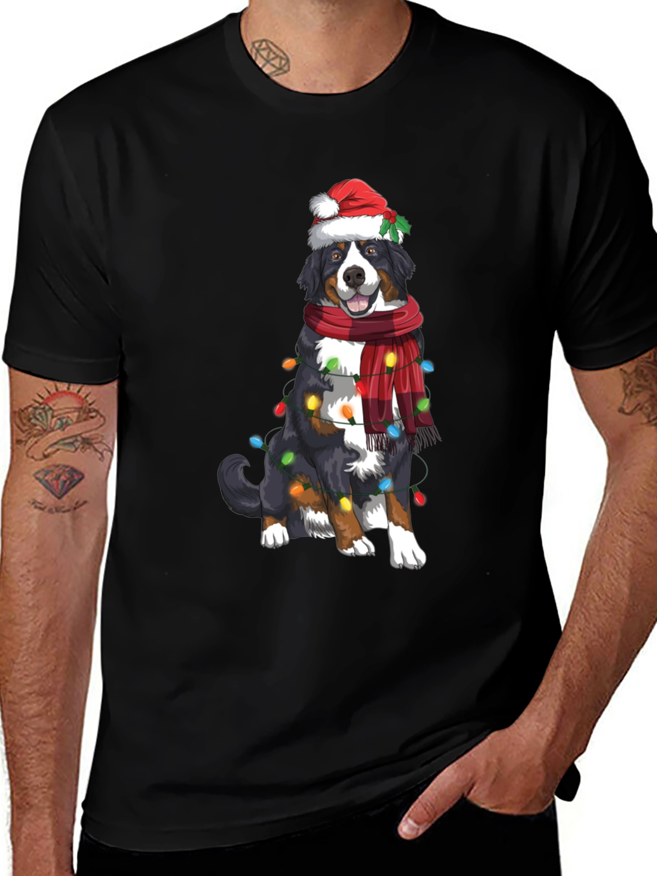 Variant 26 of Festive Dog Tee: Holiday Cheer