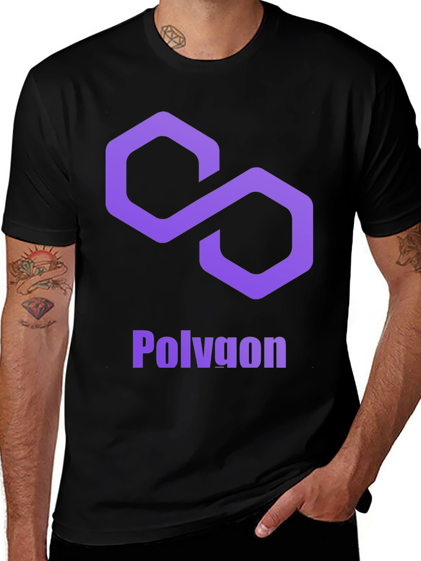 Polygon Crypto T-Shirt - Cool Blockchain Tee