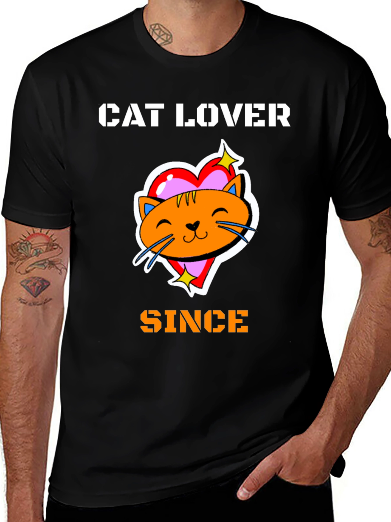 Variant 30 of Cat Lover T-Shirt: Cute Feline Design