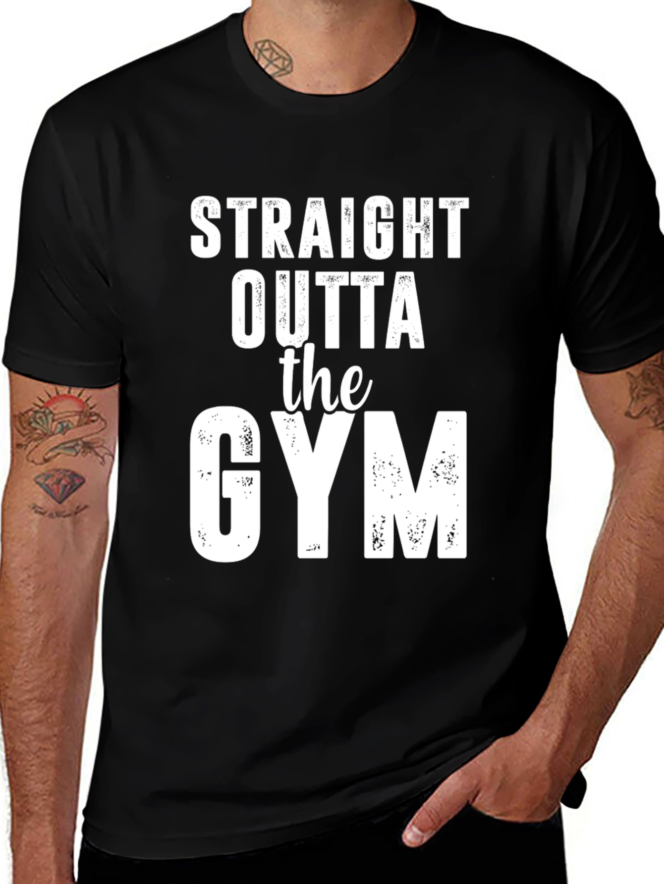 Variant 13 of Straight Outta the Gym Graphic T-Shirt
