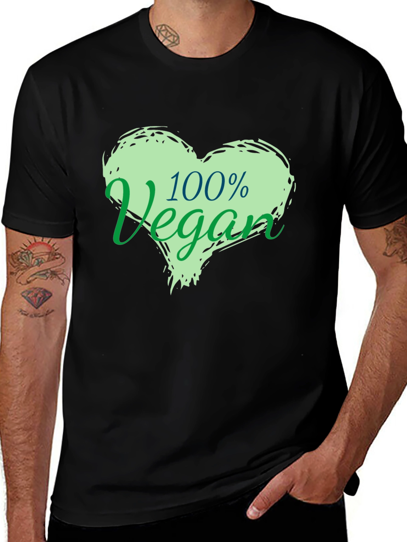 Variant 17 of 100% Vegan Graphic T-Shirt - Stylish & Comfortable