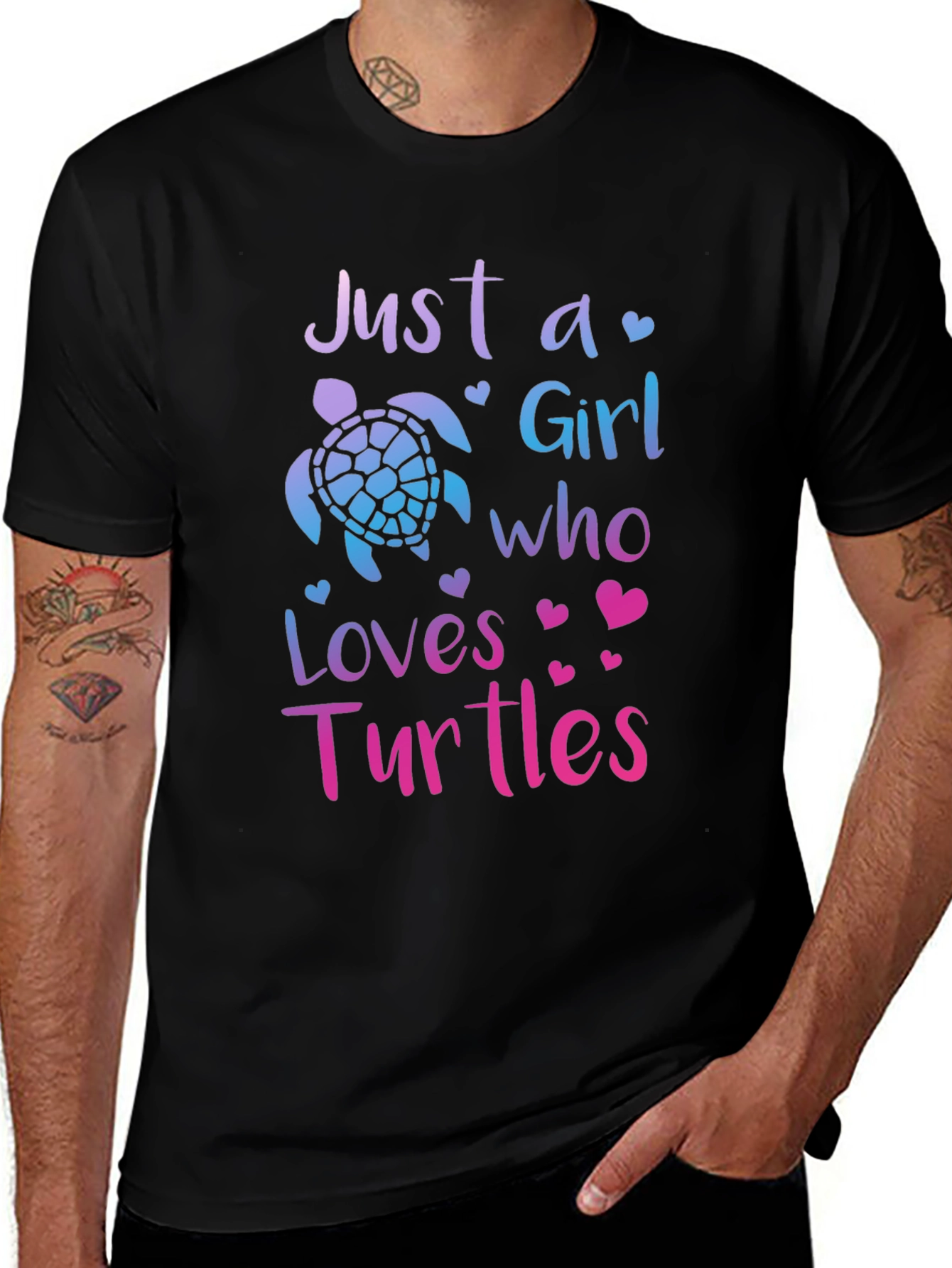 Variant 29 of Just a Girl Who Loves Turtles T-Shirt