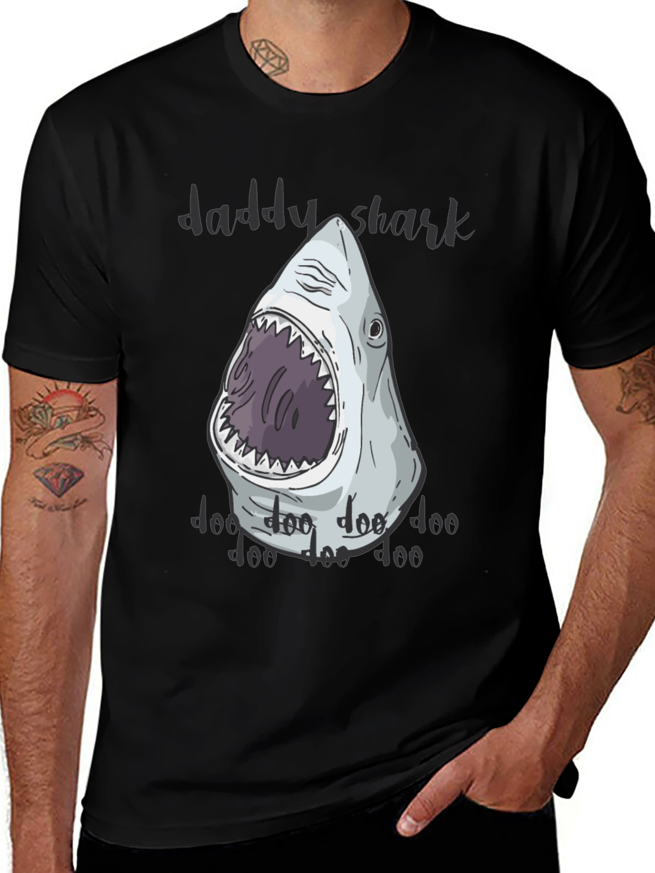 Variant 25 of Daddy Shark T-Shirt - Doo Doo Doo