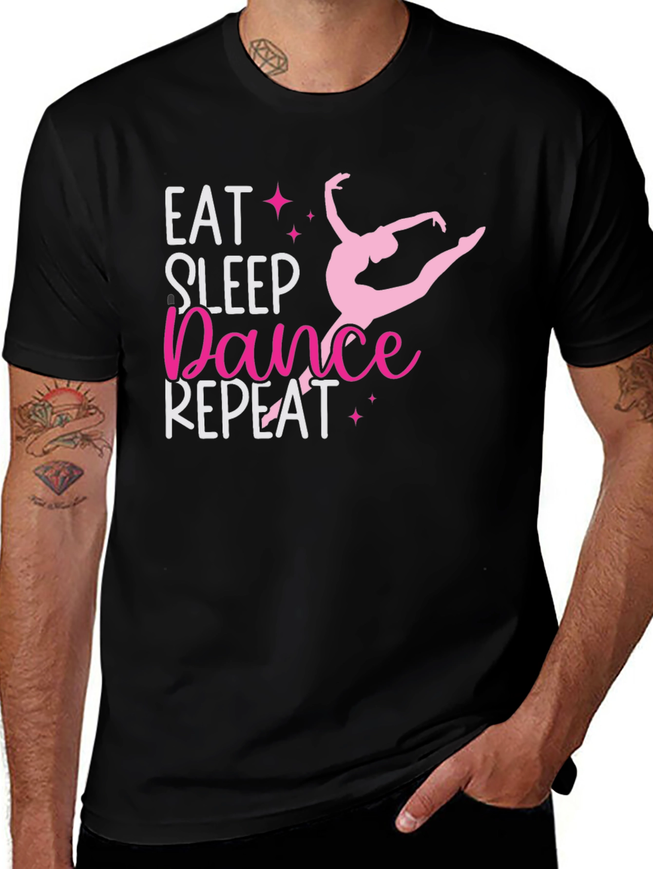 Variant 2 of Eat Sleep Dance Repeat T-Shirt