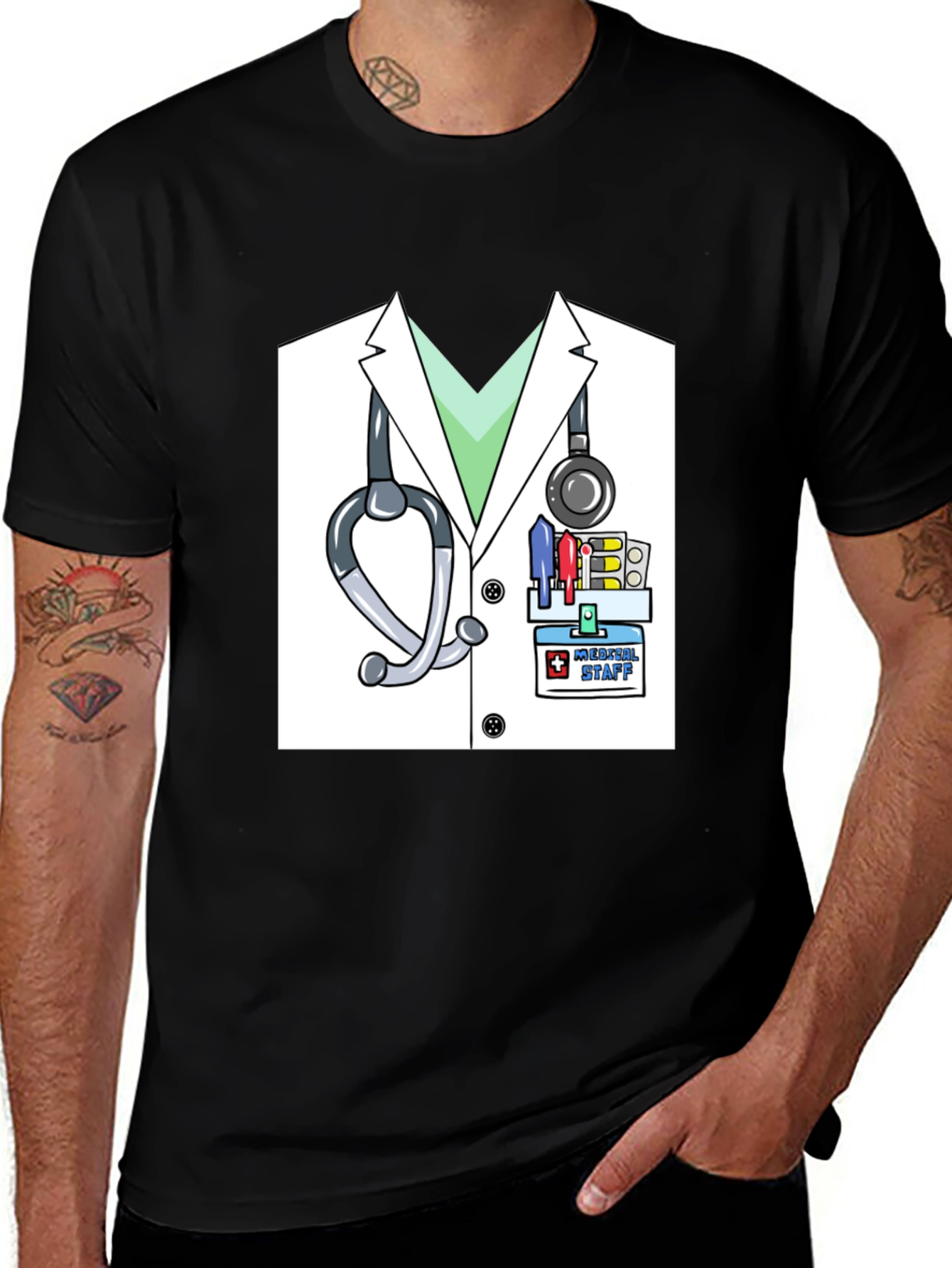 Variant 8 of Doctor Costume T-Shirt - Medical Staff