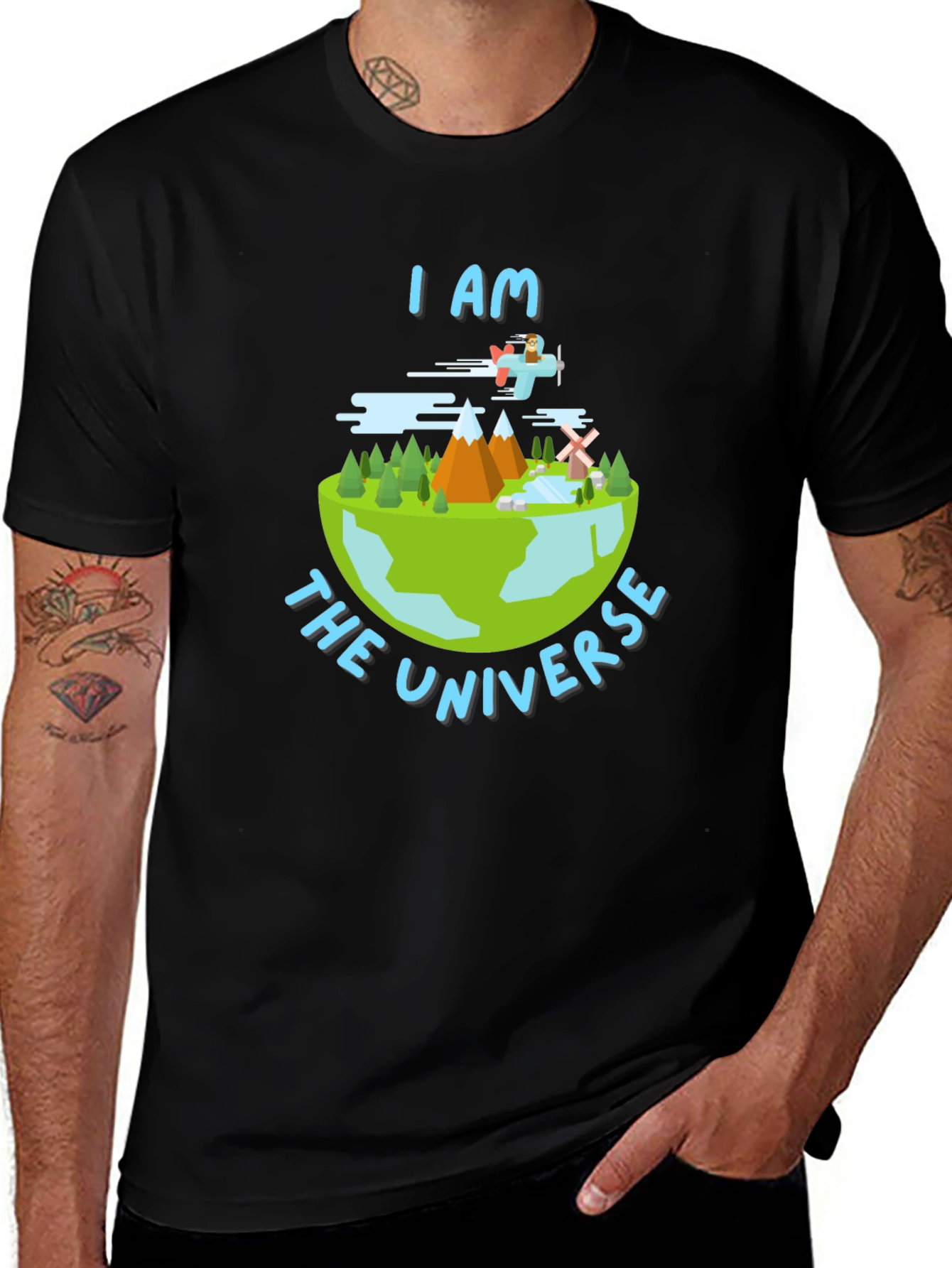 I am the Universe Graphic T-Shirt - Earth Design