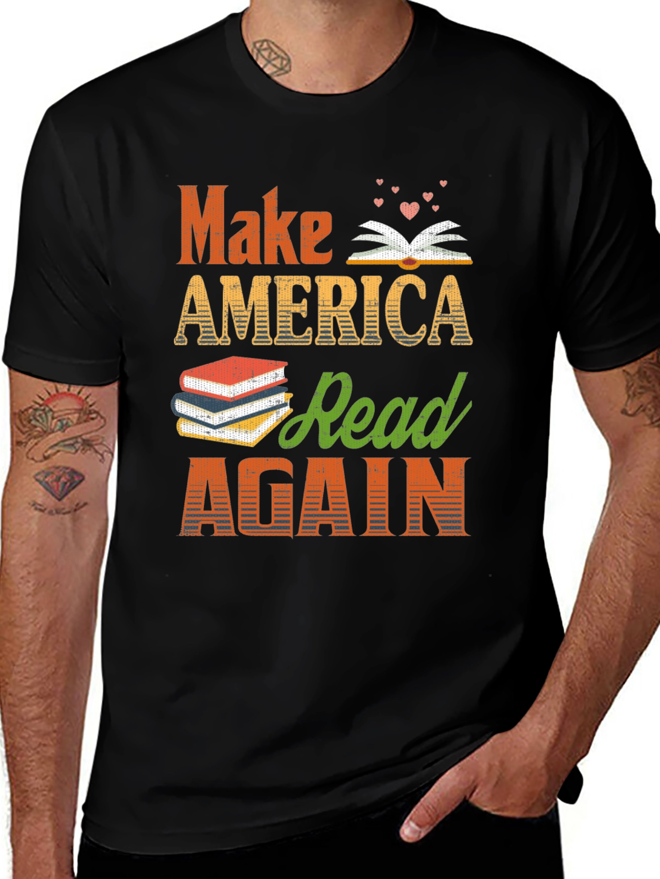 Variant 24 of Make America Read Again T-Shirt