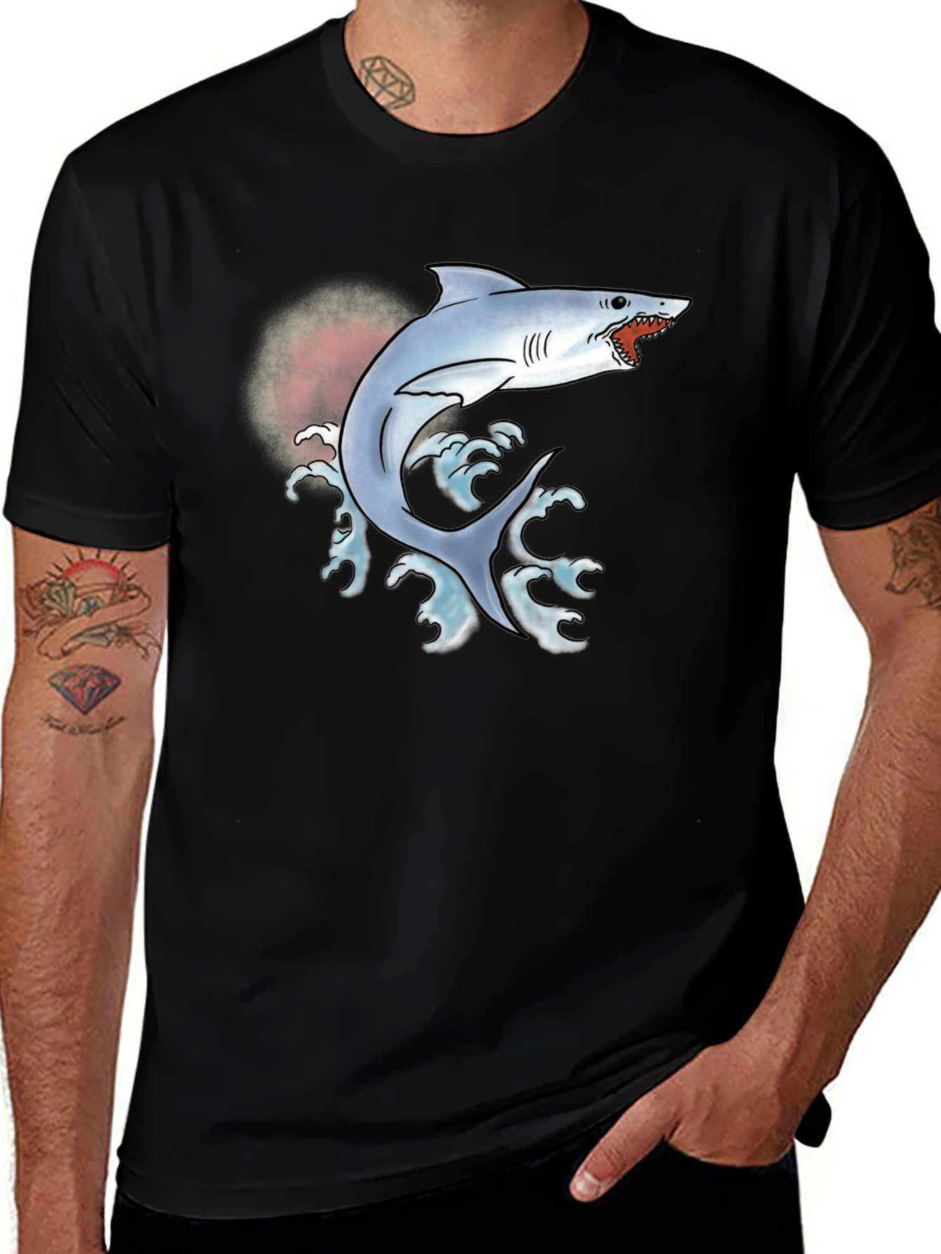 Variant 20 of Shark Graphic Tee - Bold & Unique Design