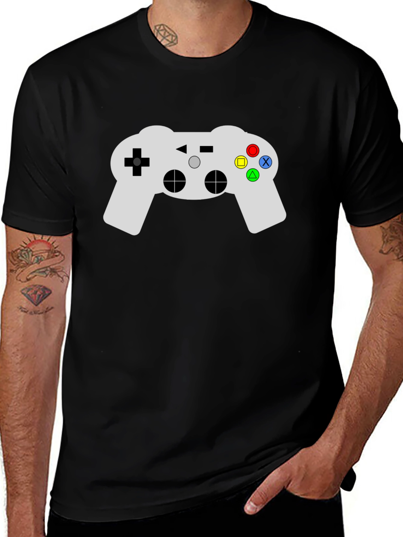 Retro Gaming Controller Graphic T-Shirt