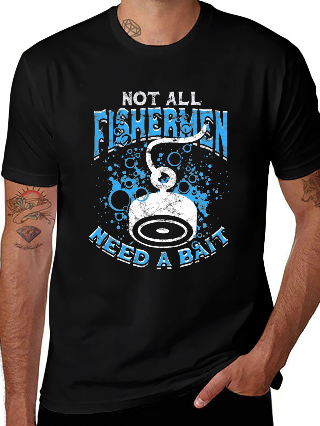 Variant 20 of Fisherman Graphic T-Shirt - Fishing Humor Tee