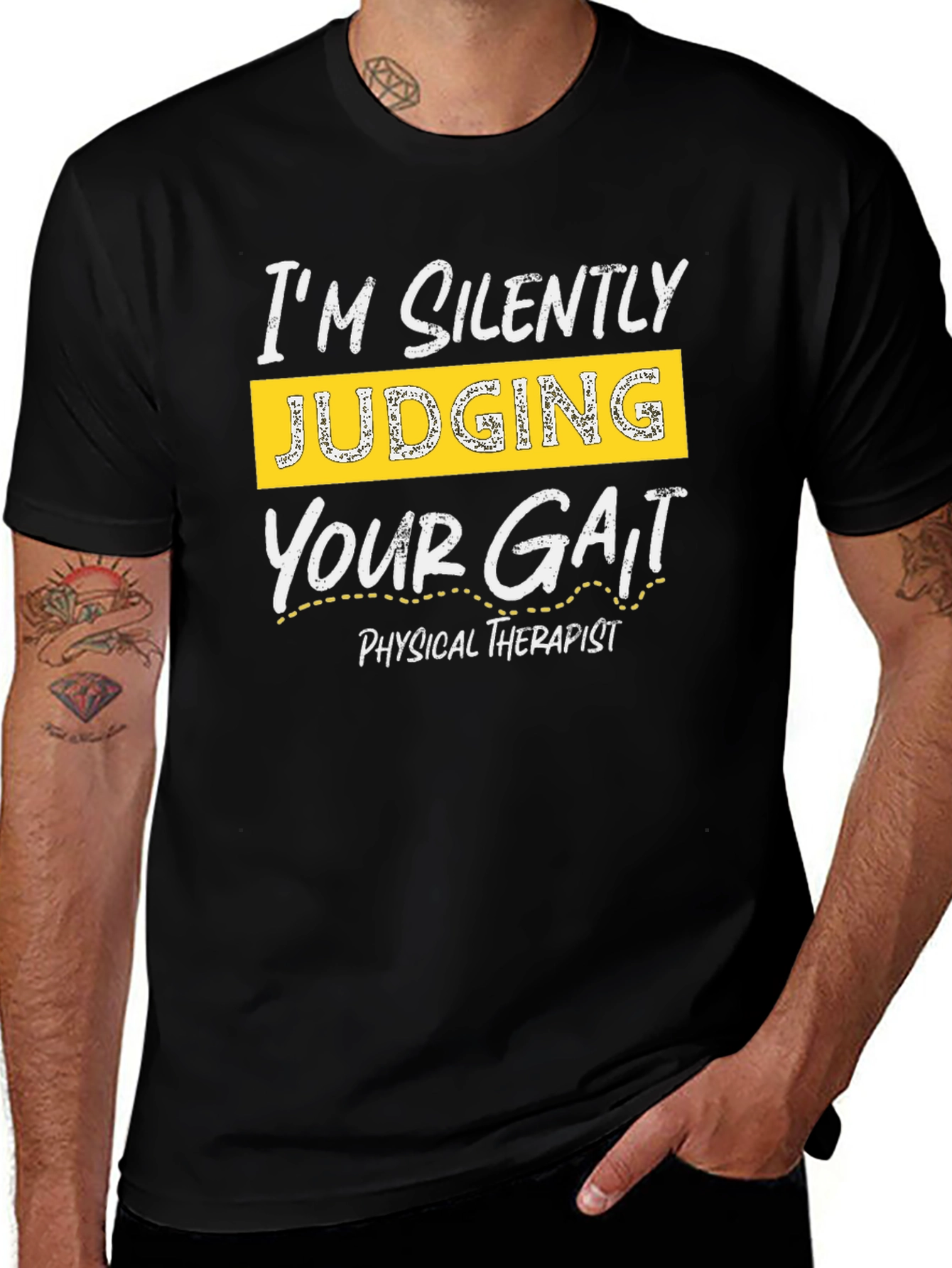 Variant 15 of I'm Silently Judging Your Gait T-Shirt