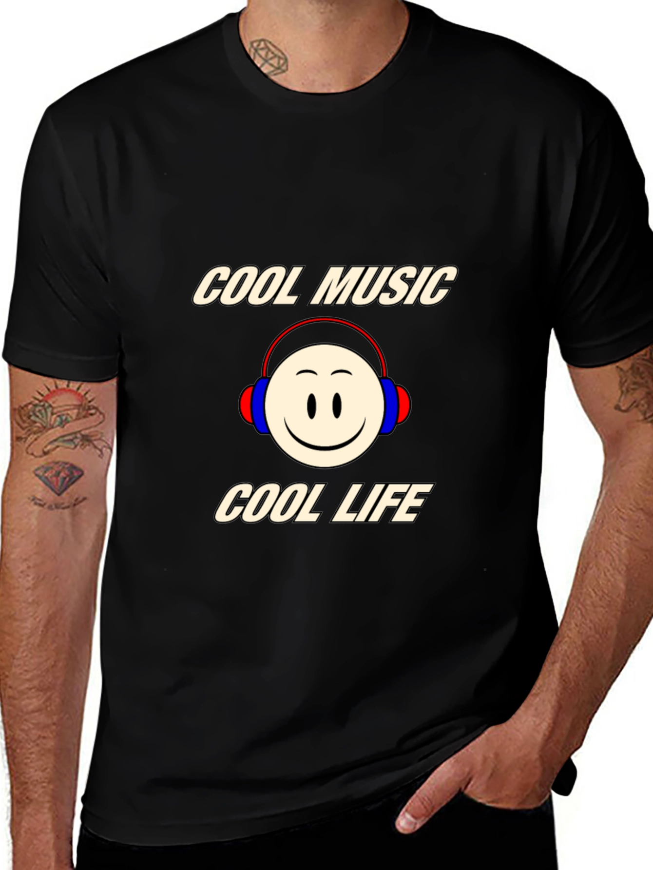 Variant 3 of Cool Music Cool Life Graphic Tee