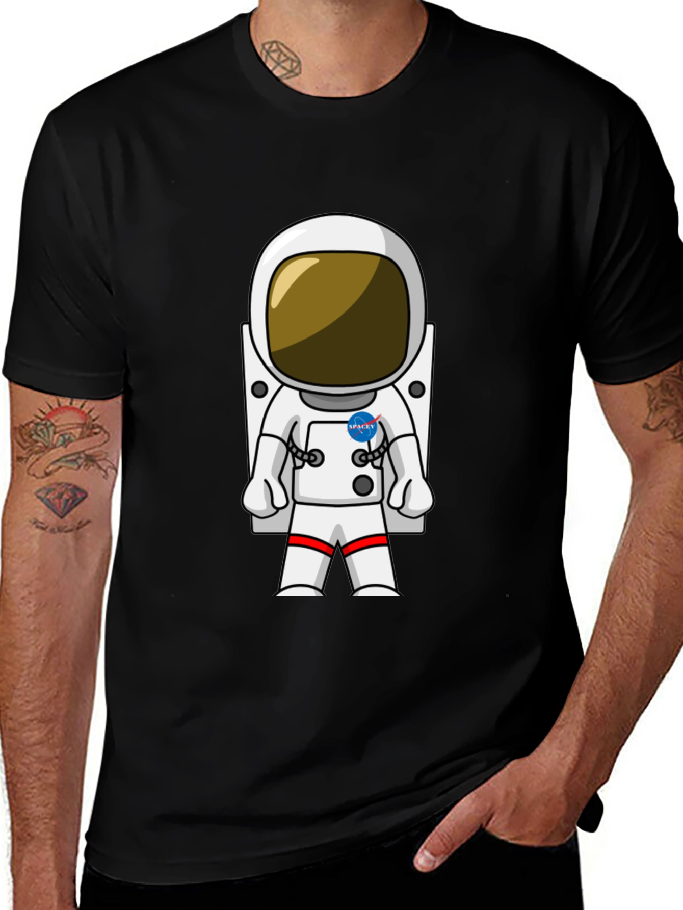 Variant 18 of Astronaut Graphic T-Shirt - Space Explorers Tee