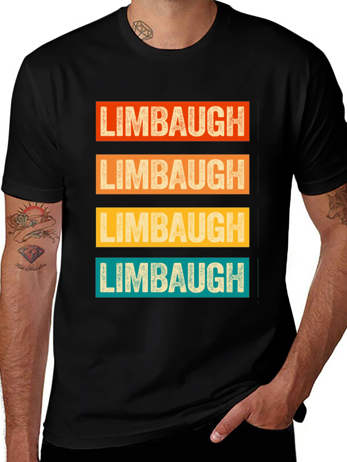 Retro Limbaugh T-Shirt - Vintage Style Graphic Tee