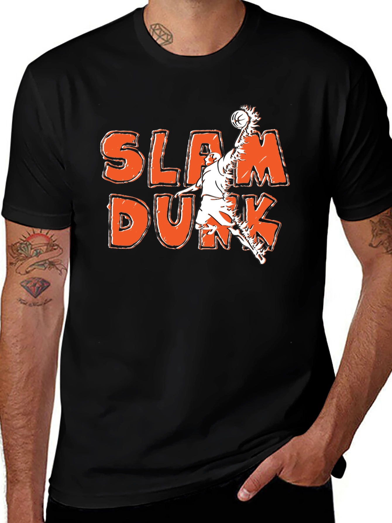 Variant 14 of Slam Dunk Graphic Tee - Black