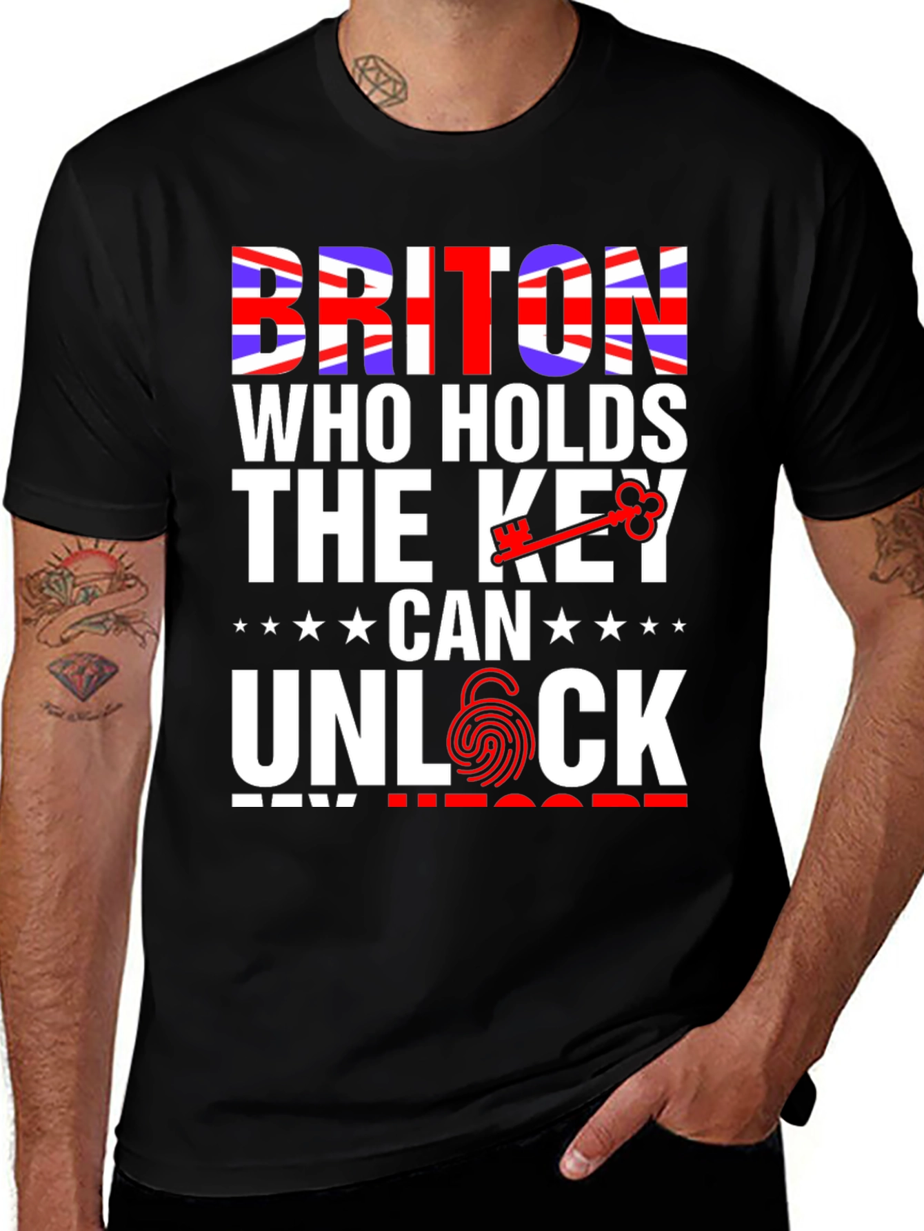 Variant 15 of Briton Key Unlock T-Shirt