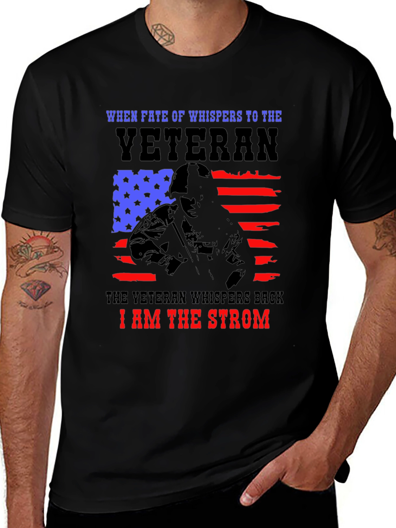 Variant 22 of Veteran I am the Strom T-Shirt