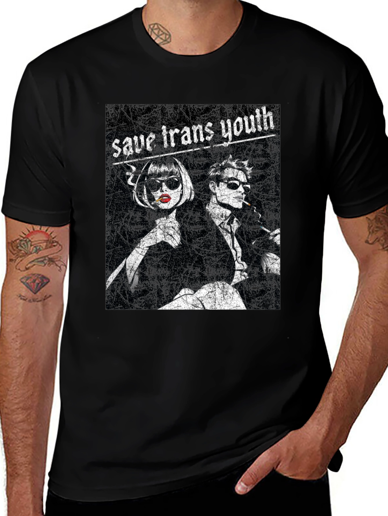 Variant 4 of Save Trans Youth T-Shirt - Stylish Activism
