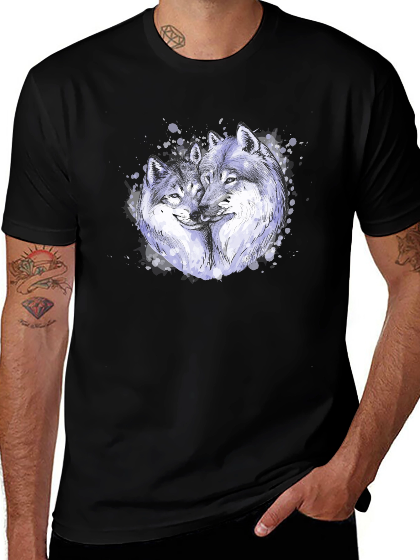 Variant 7 of Wolf Love T-Shirt