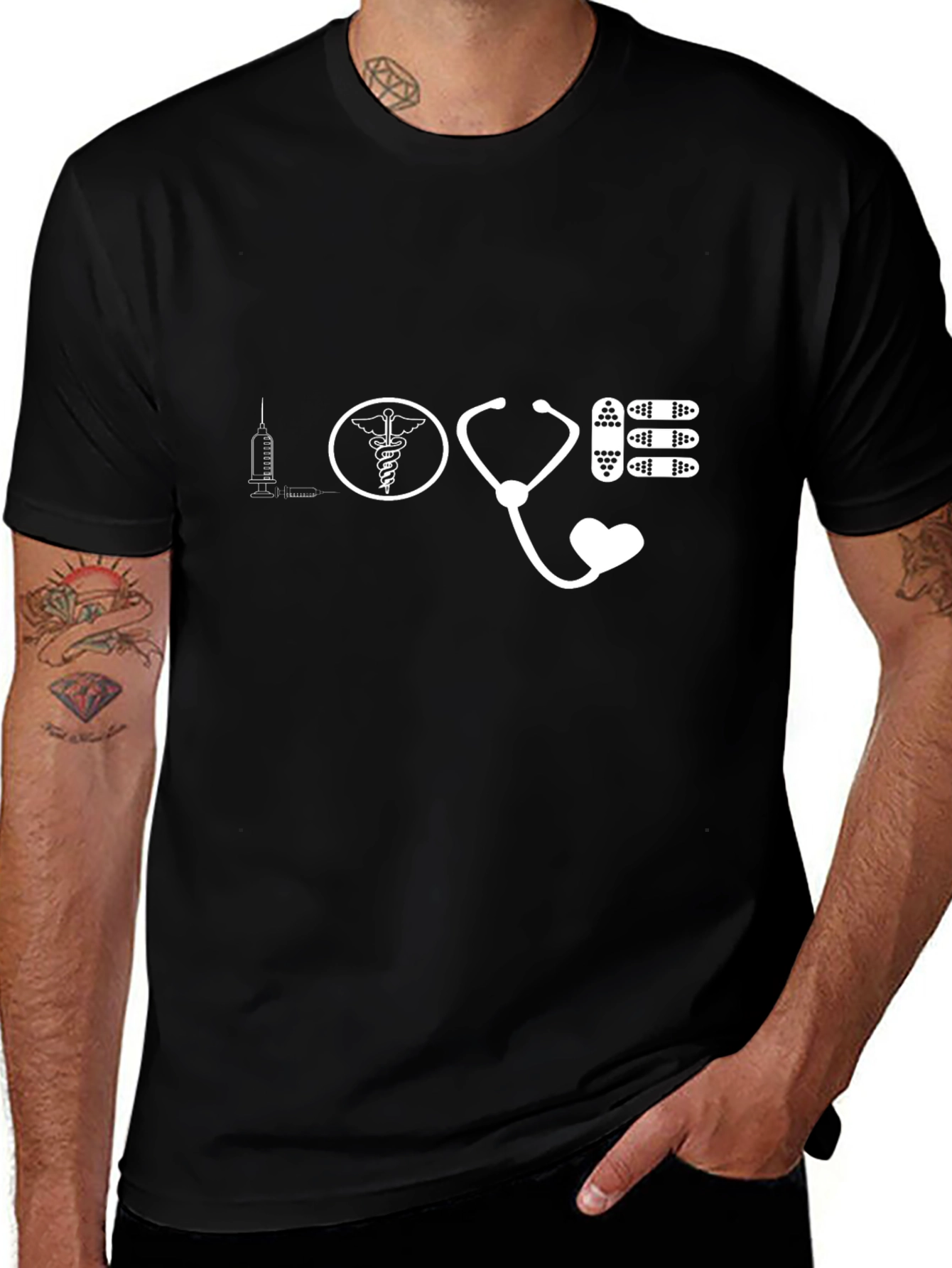 Variant 13 of Healthcare Love T-Shirt - Medical Profession Tee