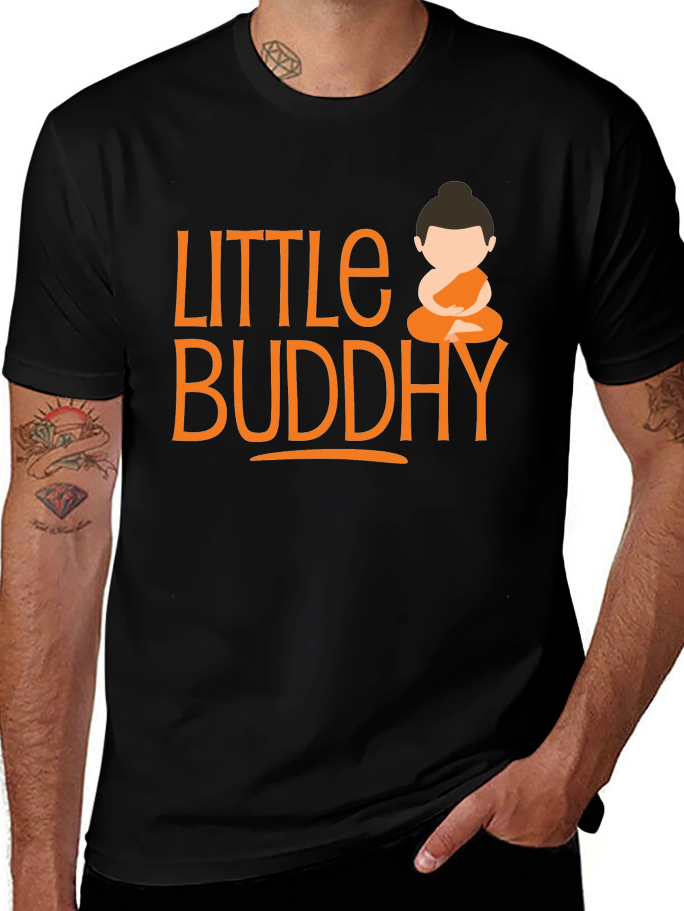 Variant 27 of Little Buddhy Graphic T-Shirt