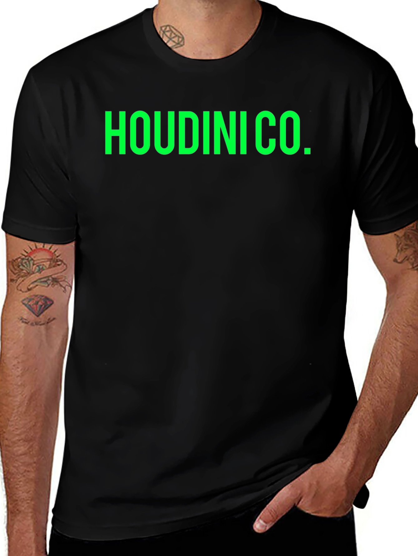 Variant 16 of Houdini Co. Black Graphic Tee