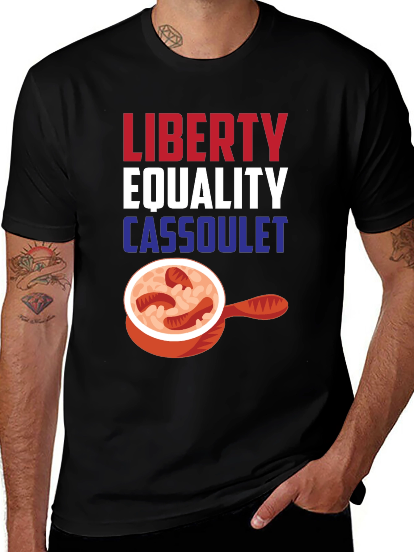 Liberty Equality Cassoulet T-Shirt - French Food Tee