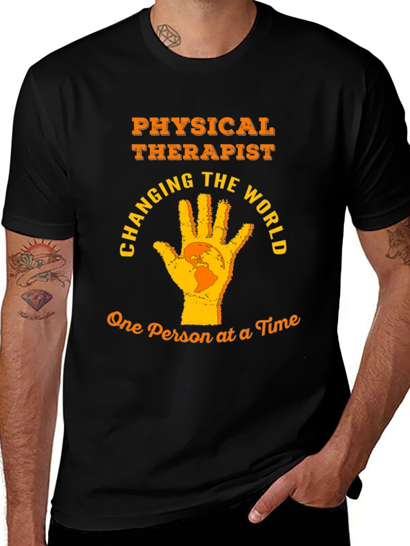 Variant 16 of Physical Therapist Changing The World T-Shirt
