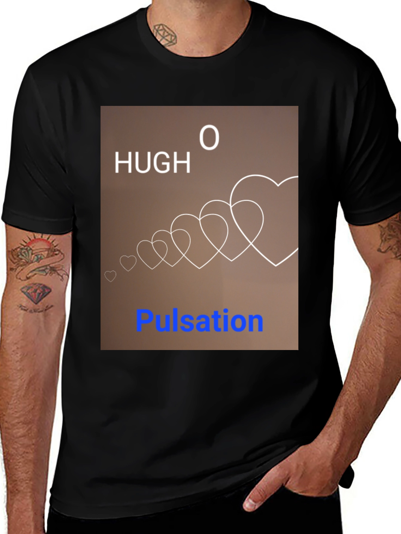 Variant 27 of Hugh O Pulsation Graphic T-Shirt