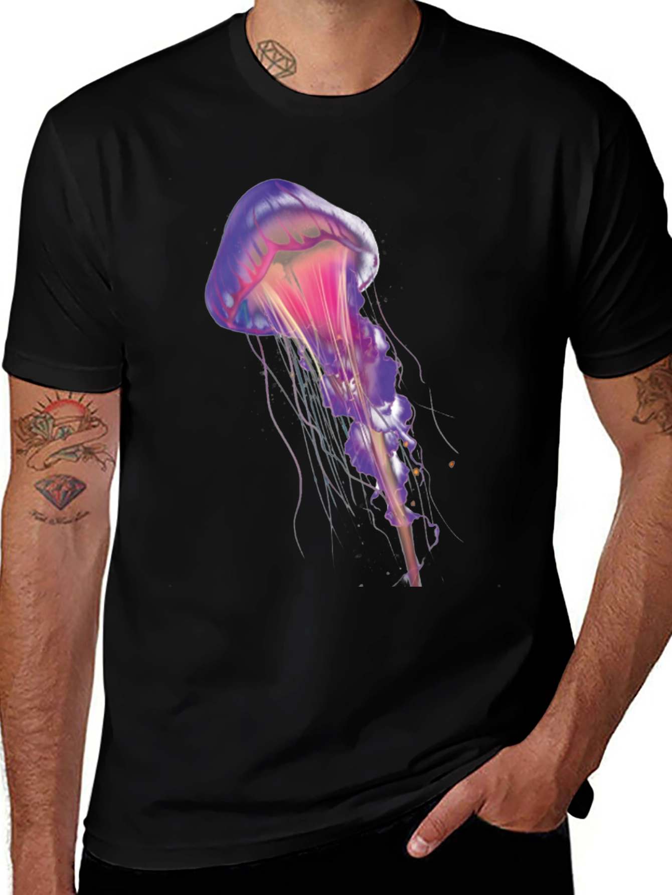 Variant 16 of Jellyfish Graphic Tee - Unique Artistic Design