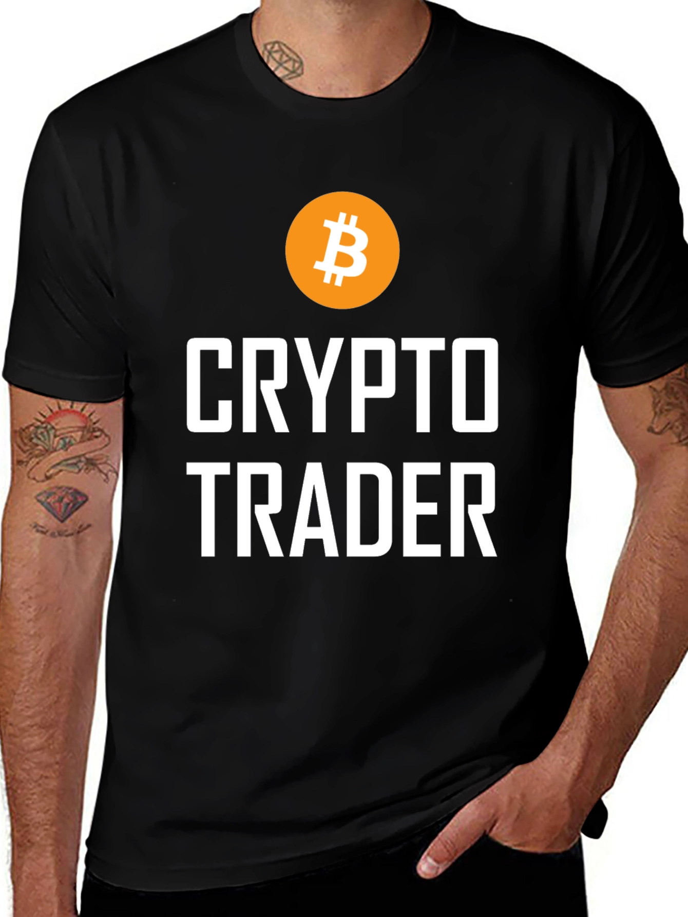 Variant 9 of Crypto Trader Bitcoin Graphic T-Shirt